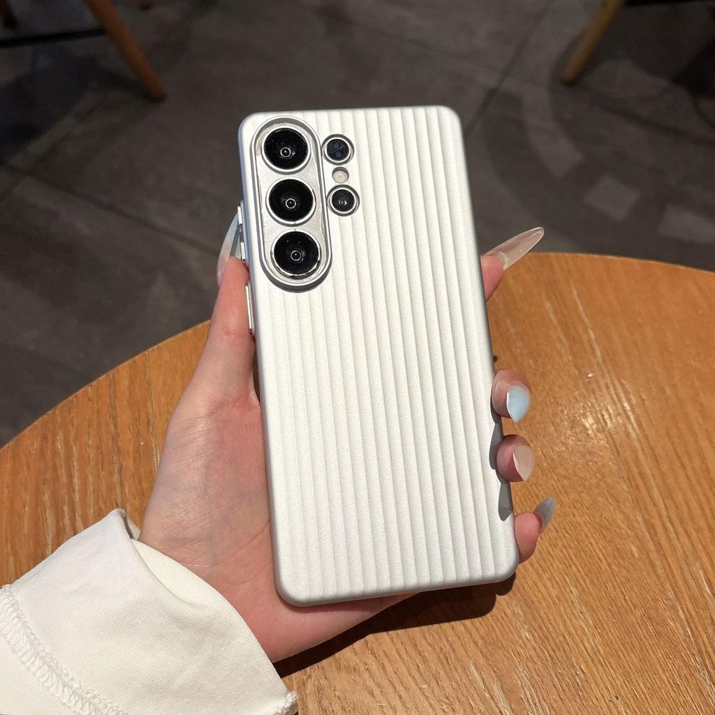 Samsung S11 Mobile Phone Case S11 Corrugated S11 + Matte S11ultra Striped Metal Button Luggage