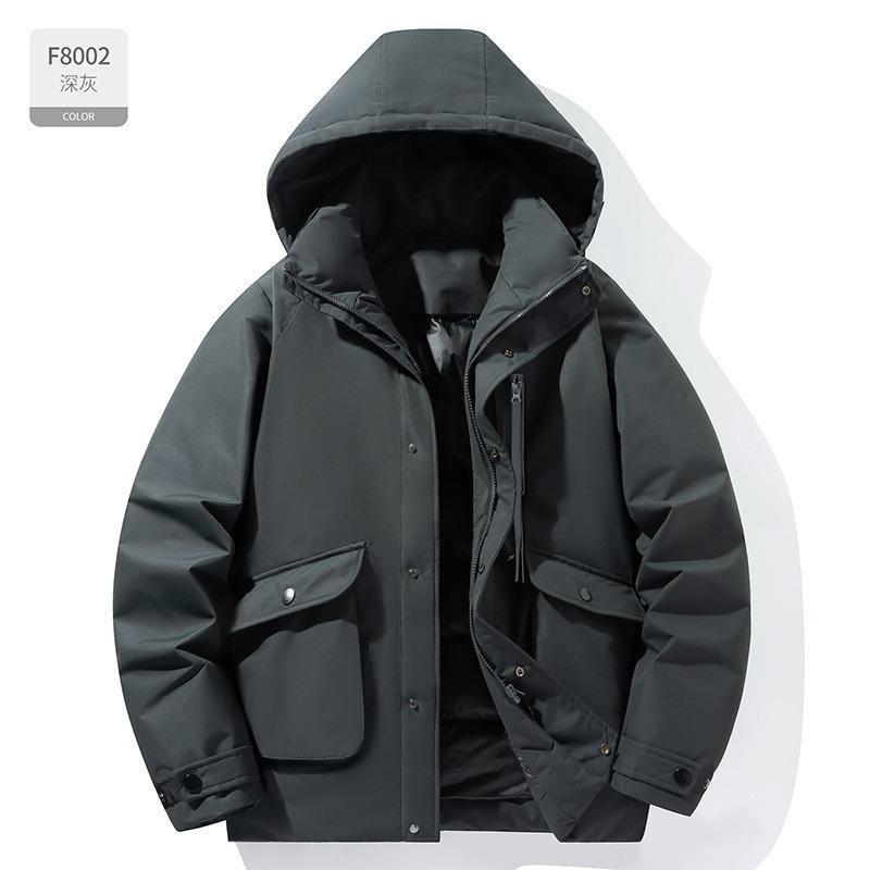 Couple tooling down padded jacket men's trend padded jacket new winter short trend loose thickened down padded jacket women