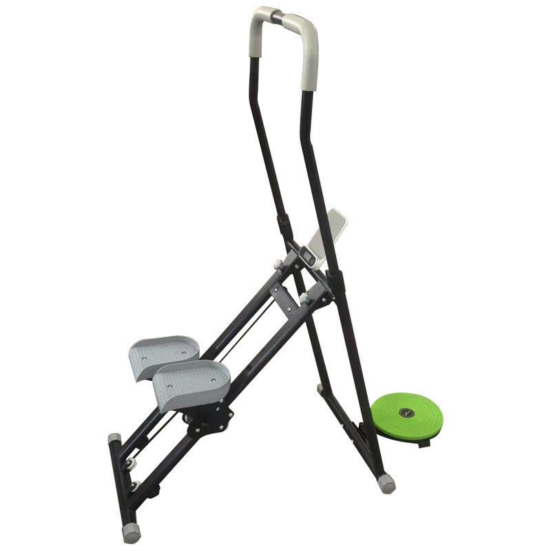 Multi-functional Home Stair Climber & Stationary Bike: Compact Fitness Equipment for Climbing and Cardio Workouts