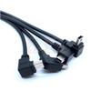 USB 2.0 до Mini USB Кабель для синхронізації даних 90 градусів Зігнутий Лікоть 5-контактний B Male до Male Зарядний кабель для Kam
