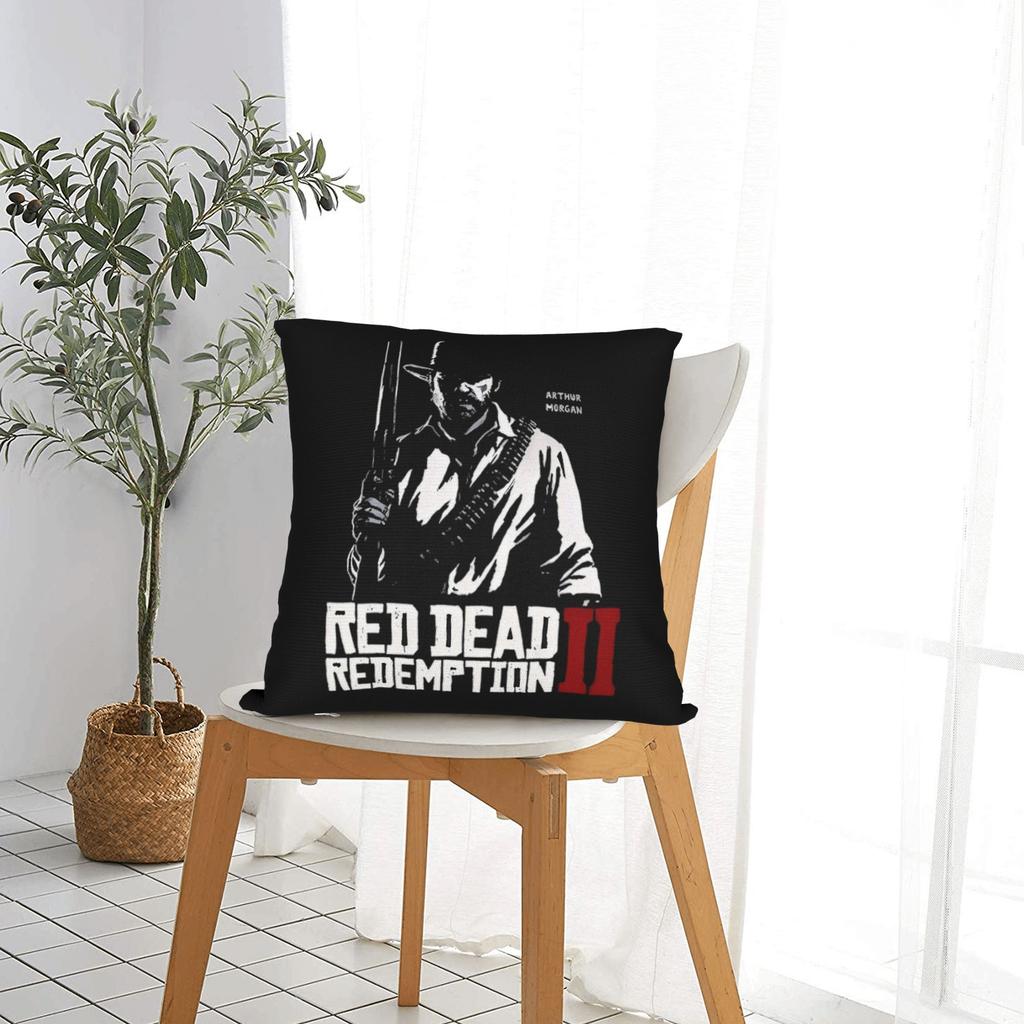 Pillow Cover Arthur Morgan red dead redemption  Kawaii Pillow Case For Sofa Home Decor Pillowcases