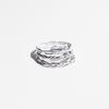 Kiee Oshimu (Silver 925) 009 3 Coil Ring 1set (3ea)