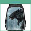 Mochila 3D Godzilla de Grande Capacidade Leve Para Crianças Perfeita Para a Escola