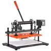 Máquina de Corte de Cuero Calentada 360 x 260 mm Máquina de Estampado con Placa, Para Estampado, Repujado de Cuero y Troquelado, Presión de 1.5 T, Carrera de 12 mm, Doble