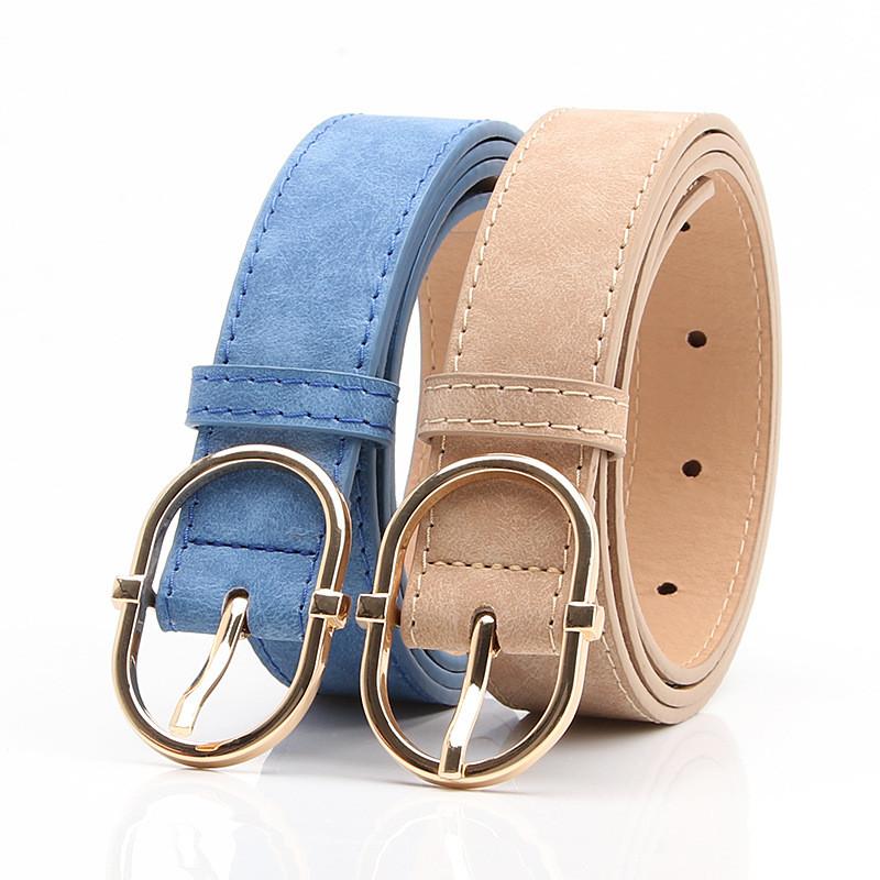 Womens Smart Casual Belt With Alloy Pin Closure For Work And Leisure Looks