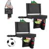 VEVOR Stadium Seat, Folding Bleacher Seat with Back Support and Thick Cushion, Padded Stadium Seats for Bleacher Includes Shoulder Strap, Hooks