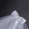 WTEMPO 1pz White Bow Headwear da Sposa Elegante di Alta Gamma Headwear per Abito da Sposa Look da Matrimonio