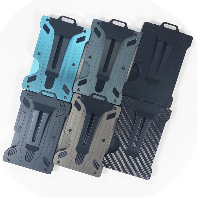 New Transparent RFID Anti-Theft Metal ID & Credit Card Holder Sleeve