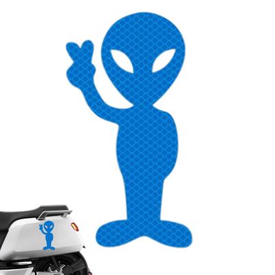 Reflective Car Sticker, Reflective Car Decal, Alien Car Decal Reflective Decal - Car Window