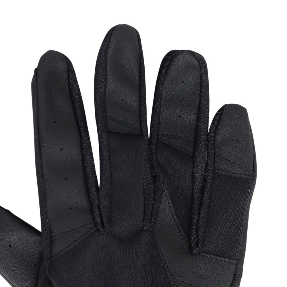 Mizuno High School Baseball Rules JL Black X Black Baseball/Softball Gloves, Junior, Right-Handed, Compliant, 1EJEY321, Size,