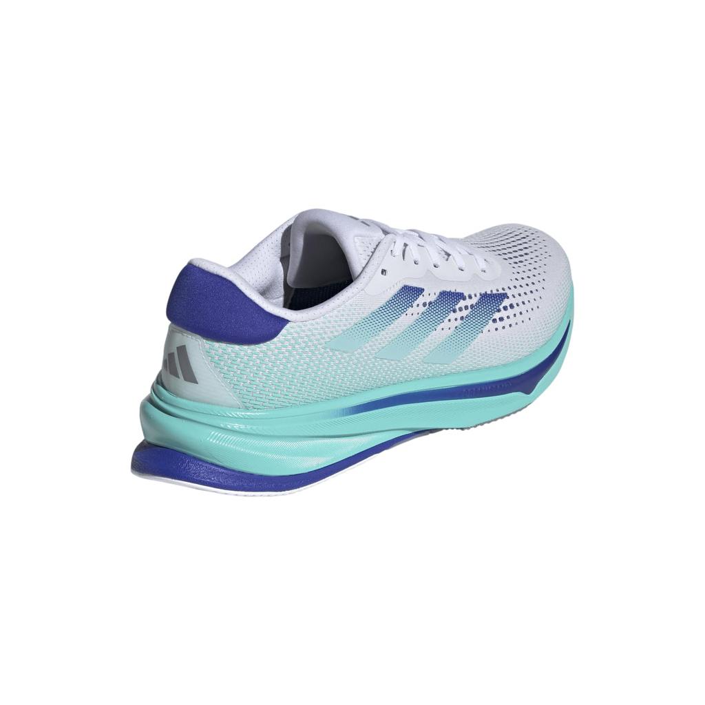 Adidas Supernova RISE Running Shoes, Unisex Adult, LZQ59, Footwear White/Lucid Blue/Flash Aqua (ID3599), Size 28.0 cm