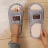 Women's Plush Indoor Silent Cotton Slippers