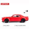 1/36 Scale Doodge Challenger Casting Car Model, Zinc Alloy Toy Car for Kids, Pull Back Vehicles Toy Car for Toddlers Kids Boys Girls Gift