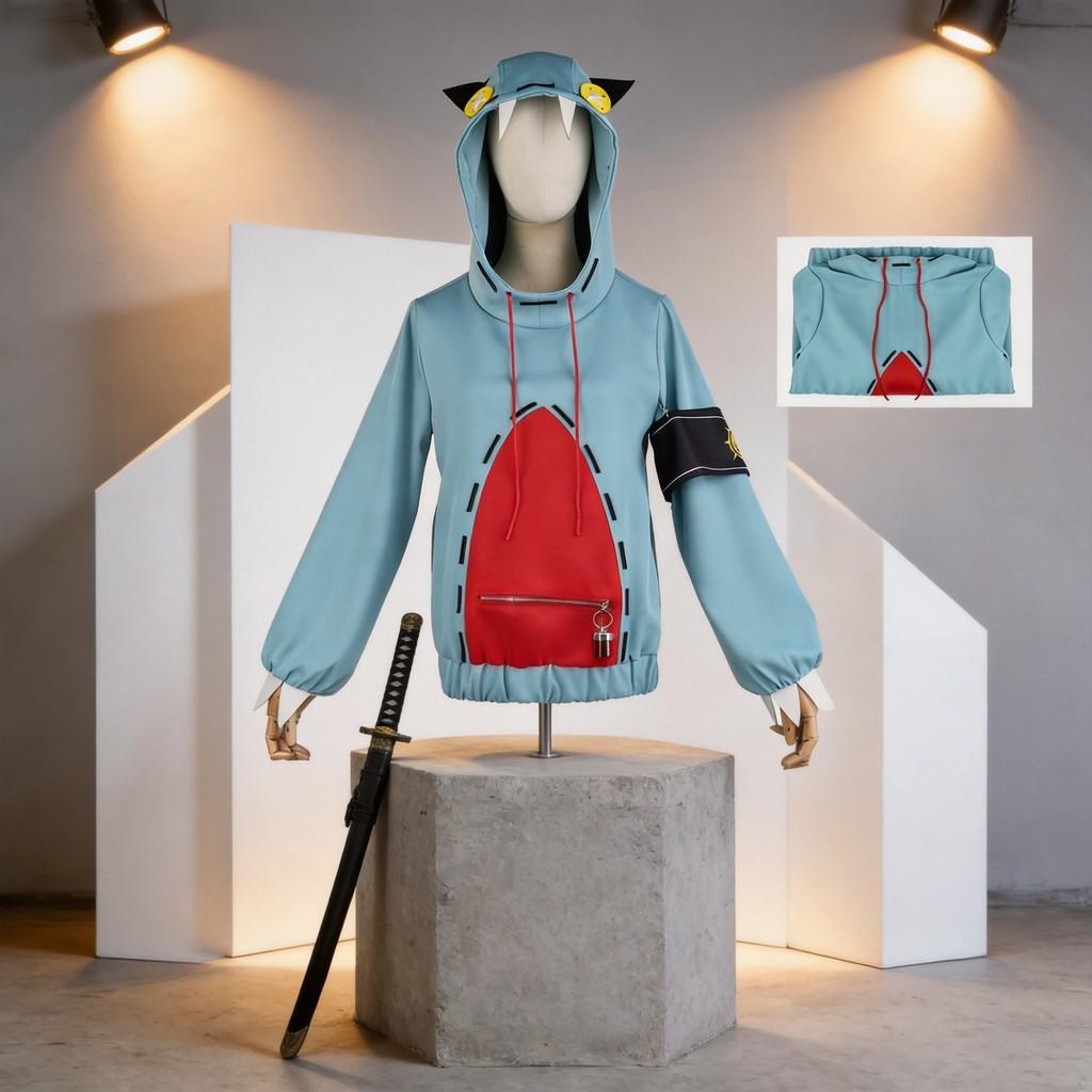 Gachiakuta Guita Cosplay Costume For Anime Role Play Street Style Polyester Material