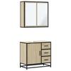 VidaXL Set of Bathroom Furniture 2 Pcs Sonoma Oak 3300896