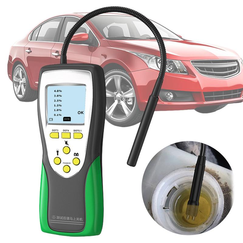 DY23B Car Brake Fluid Liquid Tester LCD Digital Oil Quality Detector LED Brake Fluid Moisture Tester Oil Quality Diagnostic Tool