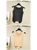 Women's Slim Double-Faced Fleece Vest: Warm Seamless Cotton Bottoming Shirt for Autumn and Winter