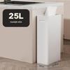 Double-Lid Large Capacity Trash Can for Kitchen, Public, Outdoor & Commercial Use