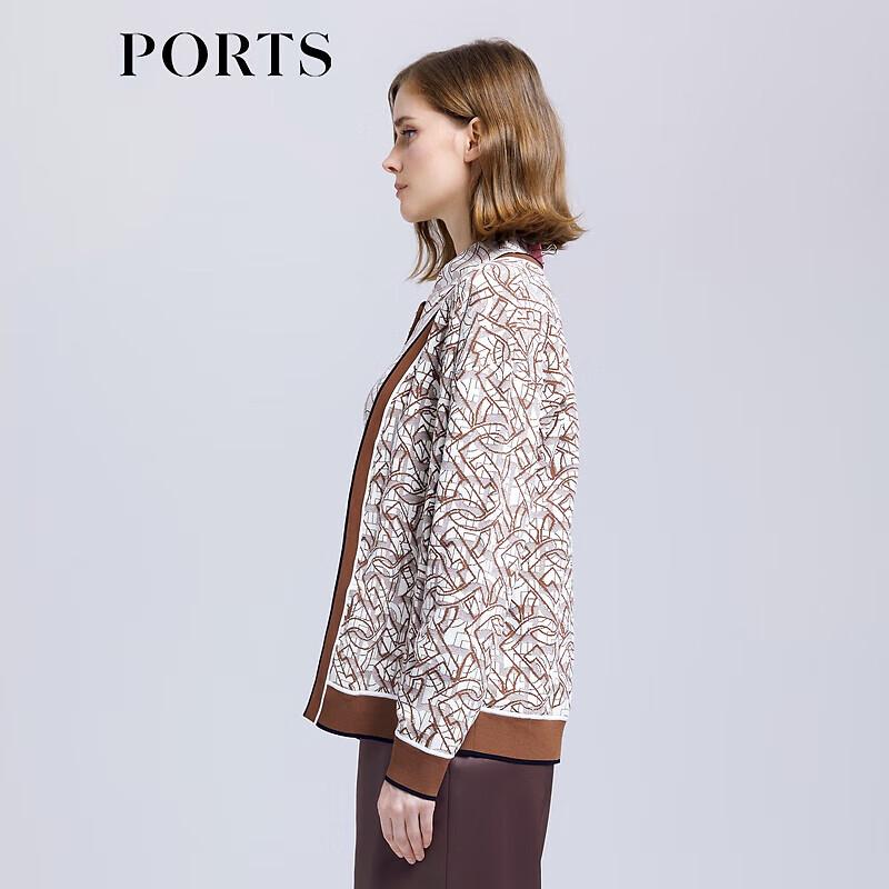 PORTS Women's Double P Logo Knit Cardigan