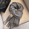 Autumn and winter warm new cashmere scarf couple tassel shawl fashion casual scarf premium