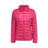 Autumn and Winter New Light and Thin Down Jacket Women's Stand-up Collar Slim-fitting Short Fattened and Enlarged Down Jacket