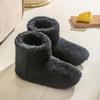 Japanese Style Plush High-Top Indoor Winter Slippers