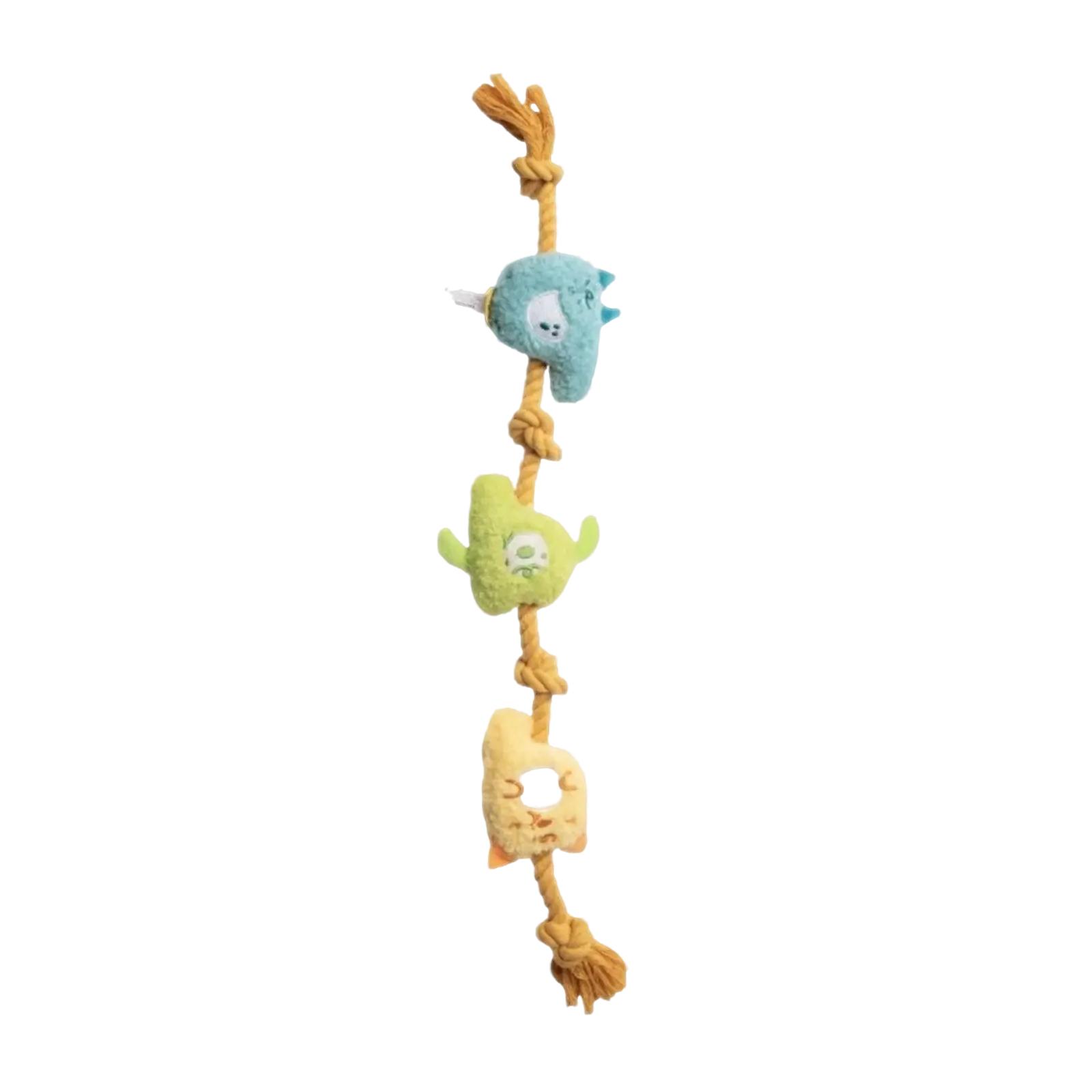 

Rope Knot Toys For Small To Medium-Sized Dogs, Training Toys, Self-Adjusting Toys, Teething Toys, Pet Gifts. One Size