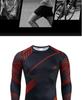 Herren Langarm Kompressionssportshirt - Elastisch, Atmungsaktiv, für Basketball, Laufen, Fitness.