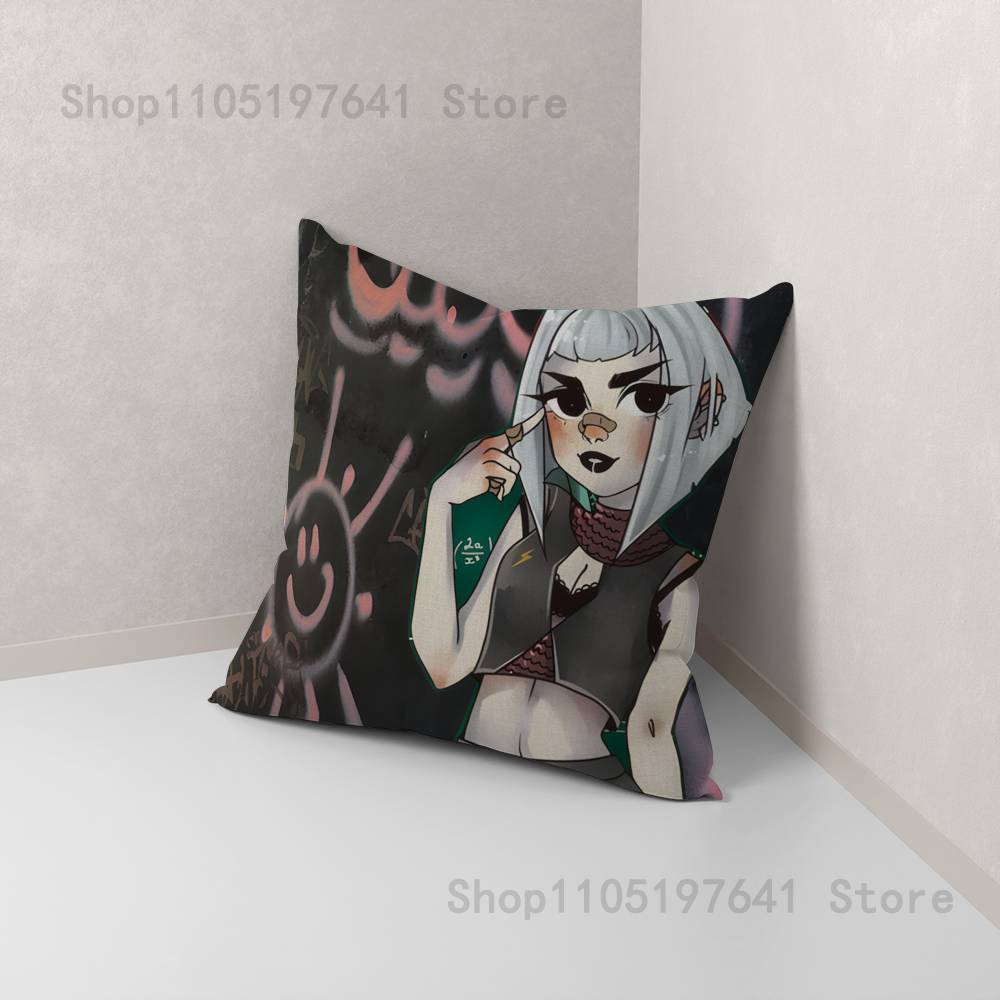 

P-Poshlaya Molly Singer Pillow Case For Sofa Decor Car Office Room Printing Cushion Cover Decorations and Protector 12x12Inch