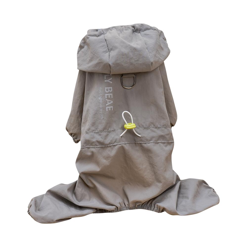Dog Clothes Jacket  Series Windproof Raincoat Waterproof Dog Outdoor Jumpsuit  lightweight Puppy Costumes