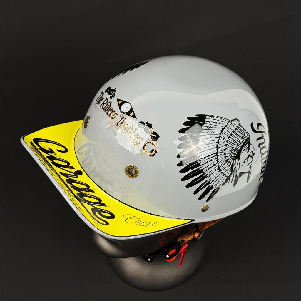 Motorcycle Half Helmet DOT Appd Shell Open Face UnisexAdult Helmet for Motorcycle Scooter