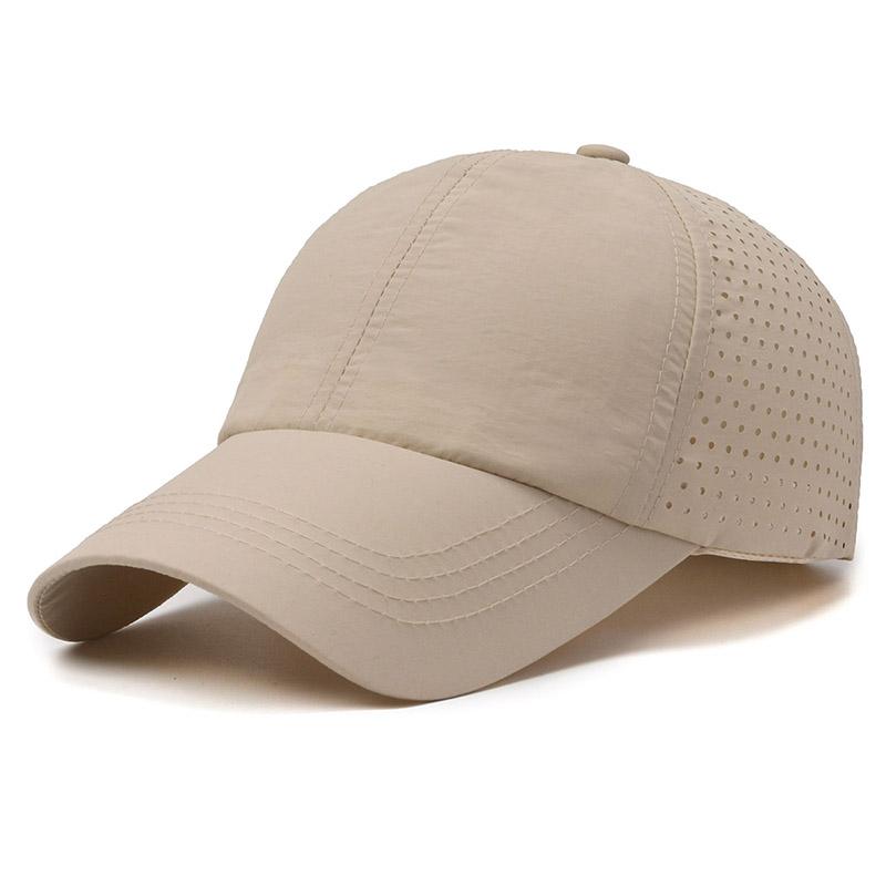 Quick-Dry, Breathable Baseball Cap - Adjustable, Moisture-Wicking Sun Hat for Outdoor Sports & All Seasons