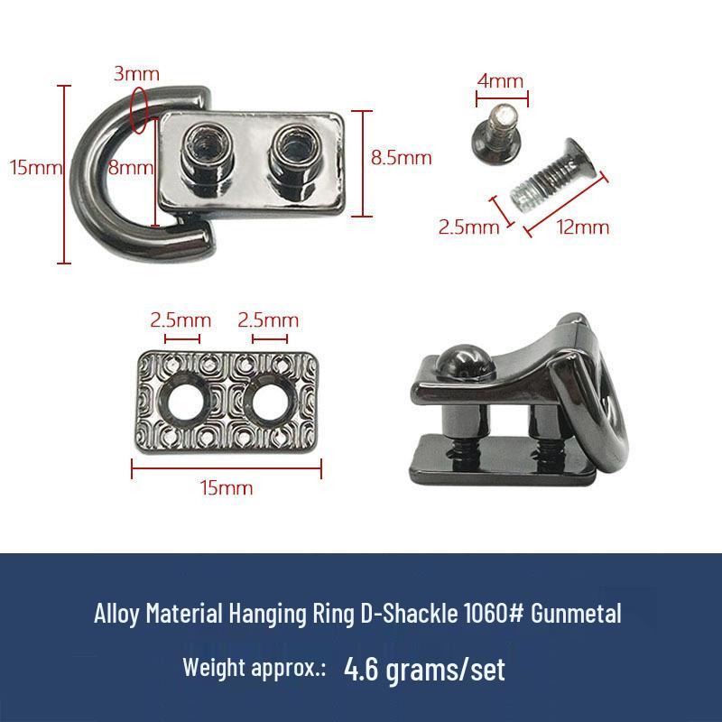 Taschen- und Gepäckzubehör: Ringe, Mönchskopf, Nippelstecker, DIY Lederschnallen, Schraubnieten