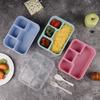 Rechteckige, lebensmittelversiegelte, unterteilte Lunchbox für Schüler und Büroangestellte