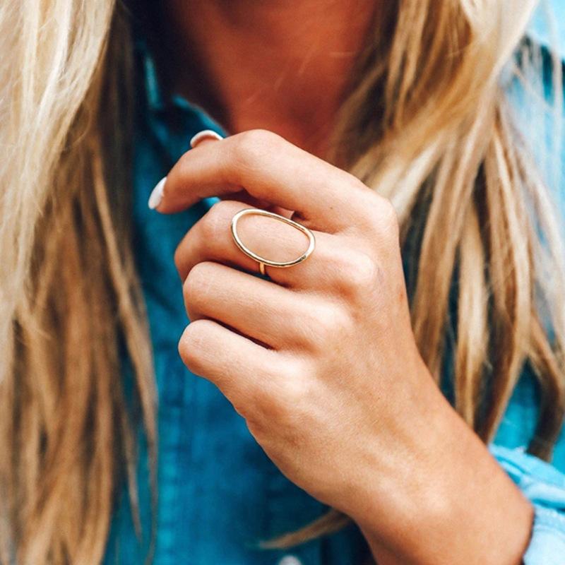 Classic Simple And Minimalist Ring, Daily Matching Geometric Ring, Personalized Fashion Neutral Daily Accessories