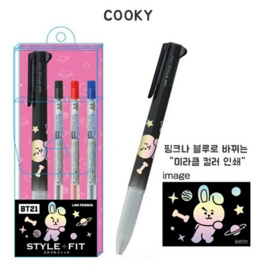 

Шариковая ручка LINE FRIENDS BT21 Style Fit с 3 цветами – Официальный персонаж BTS, 7 вариантов