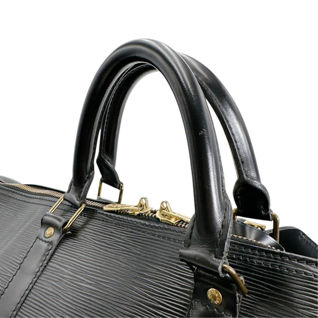 LOUIS VUITTON Epi Kiepol 50 Boston bag Epi Leather black unisex M42962 Used