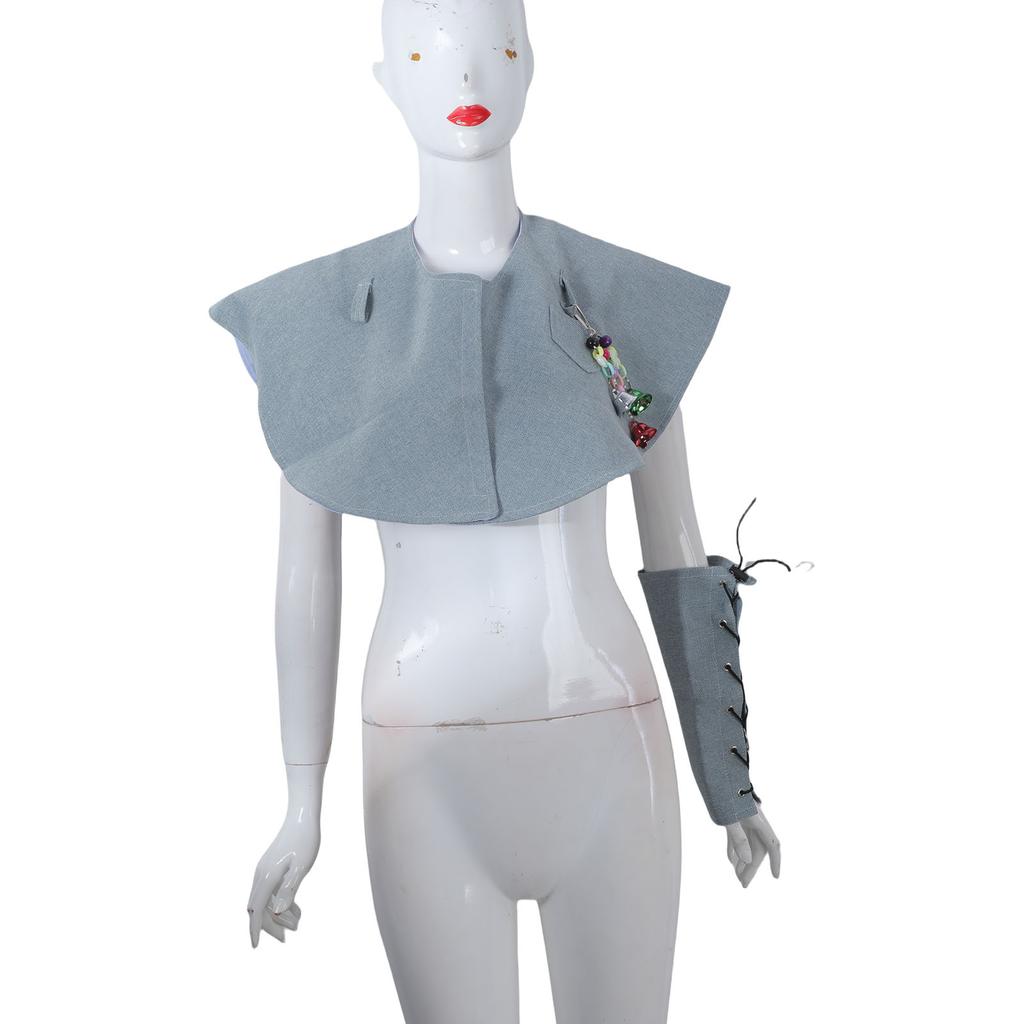 Parrot Antiscratch Shoulder Protector Arm Guard Set for Multifunctional Diaper Shawl with Adjustable Size for Bird Fun