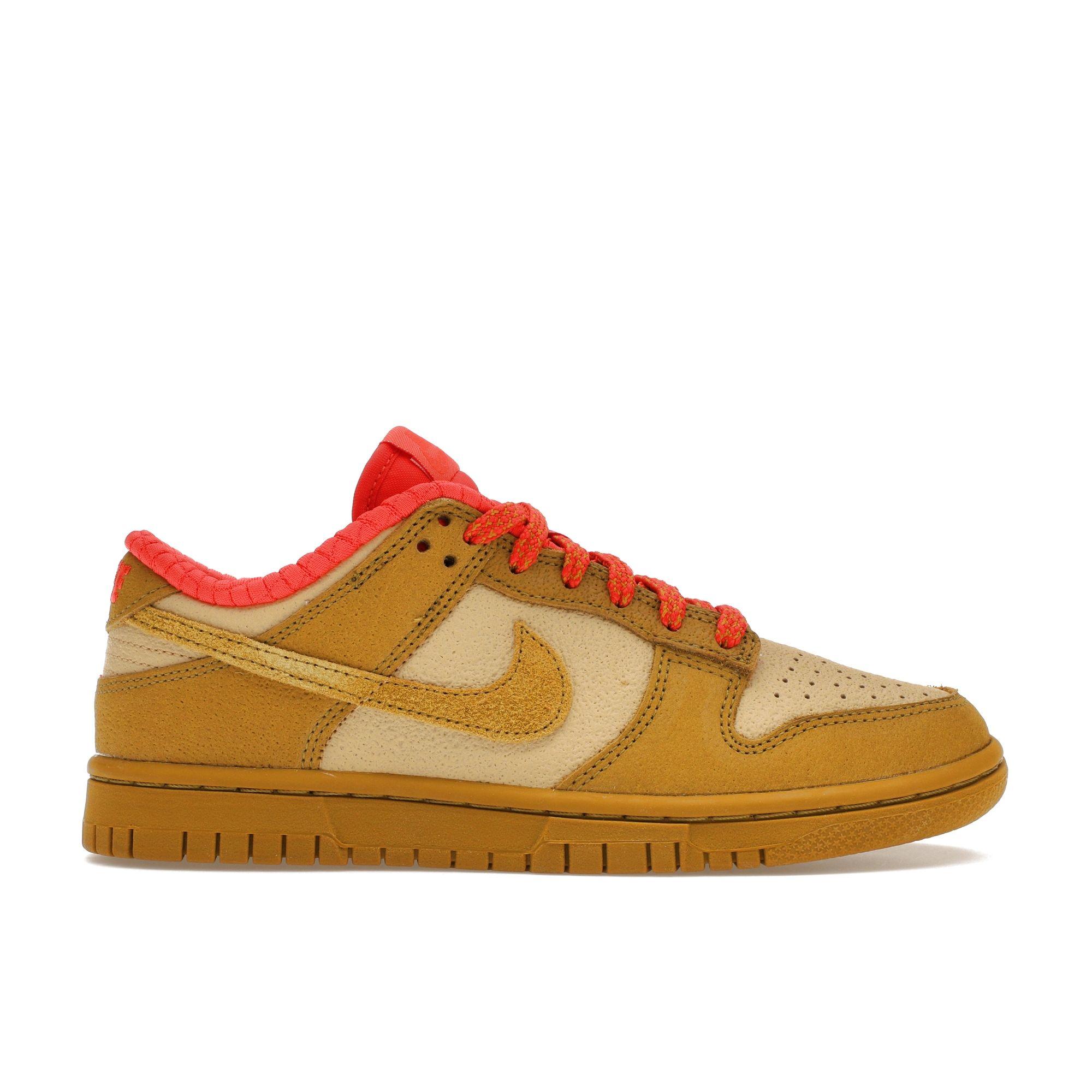 

Красные кроссовки унисекс Nike Dunk Low Bronzine Picante Светло-коричневые кунжутные FQ8897-252 36