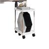 Multi-layer Mobile Storage Rack with Brakes for Office/Home