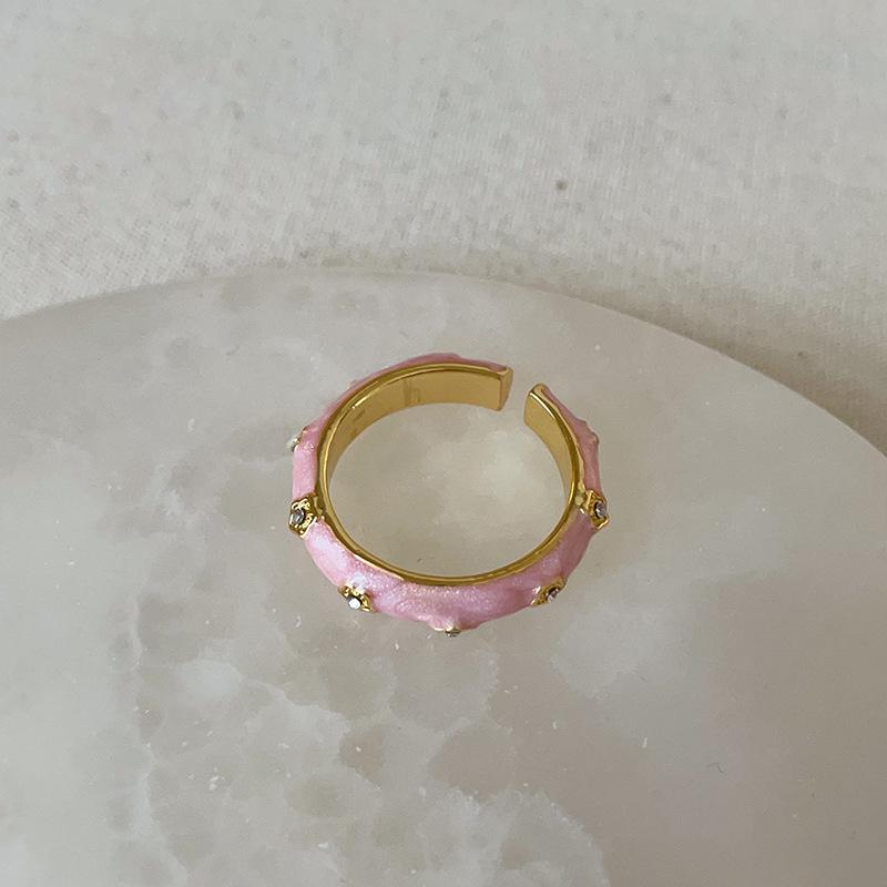 

Капающая бабочка цветок открывающееся кольцо Женский Нишевый Личность Универсальный Милый Темперамент Простое Модное Кольцо Кольцо