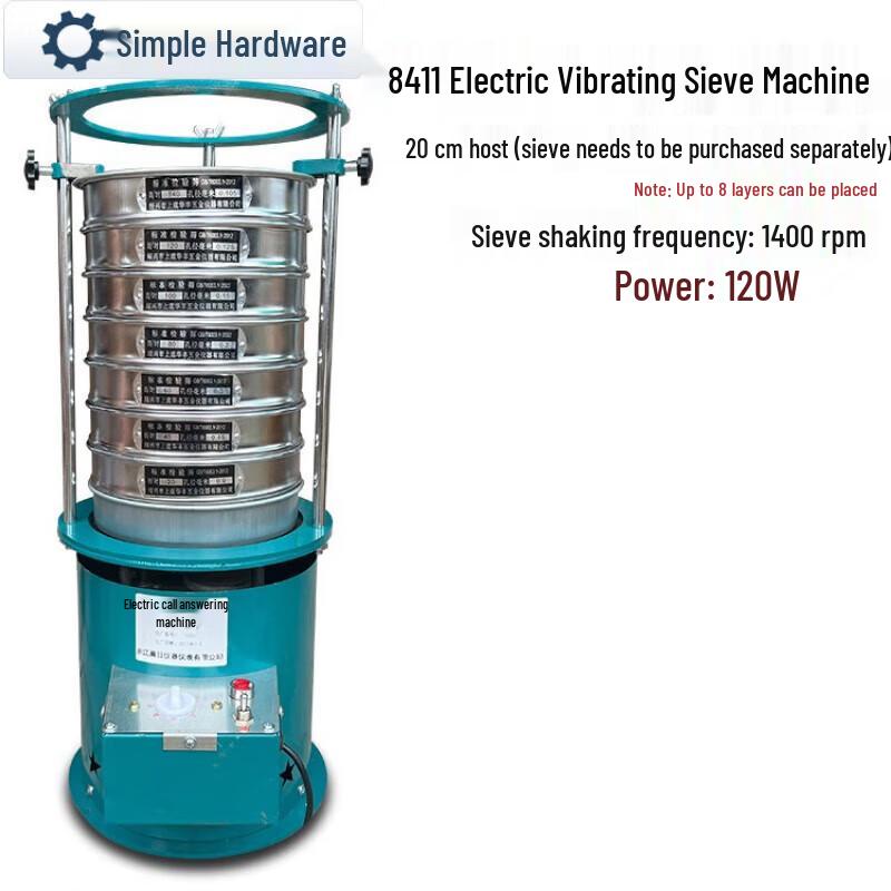 

Jianbei 8411 Electric Vibrating Sieve Machine CN plug (adapter included)