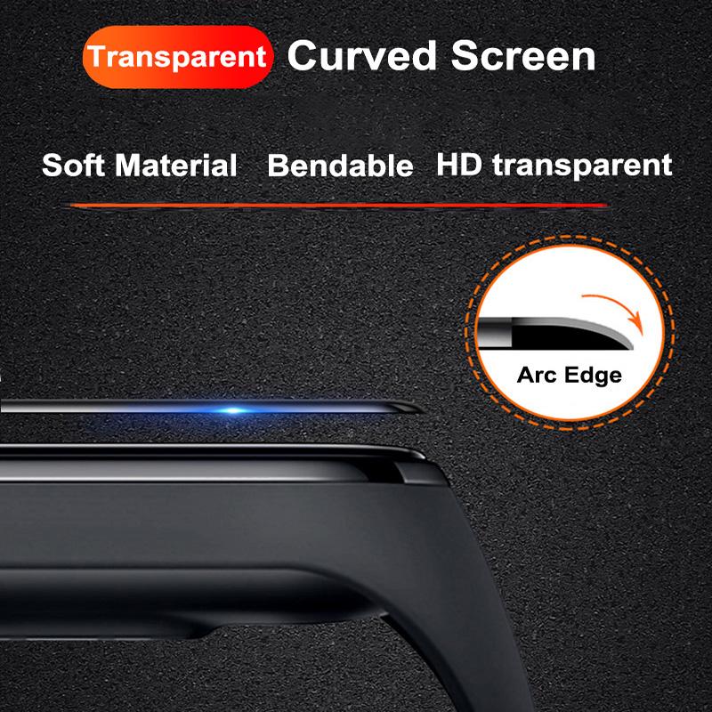 1/5pcs Screen Protector For Xiaomi Mi Band 8 7 Pro 6 5 4 Film Full Cover Soft Screen Protector Smart Watch Accessories Not Glass