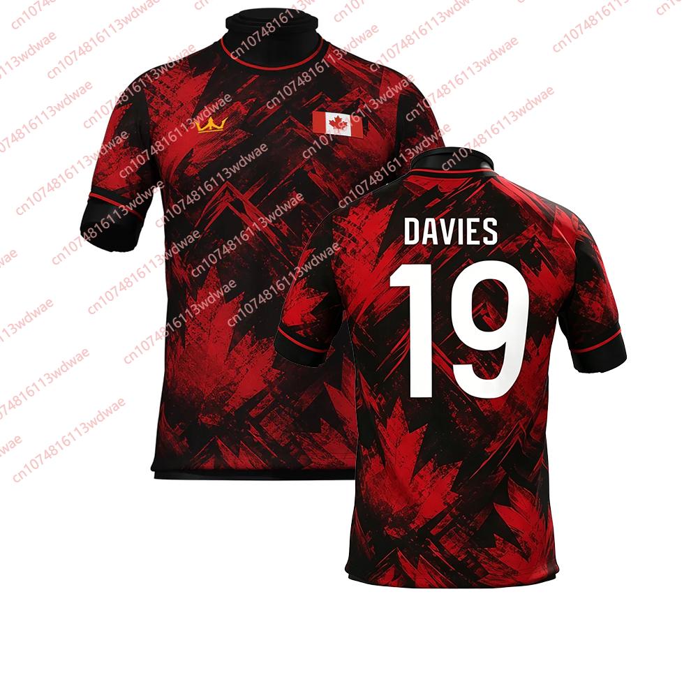 Canada Style clothing Football Jersey Quick-Drying Davies 19 Jersey