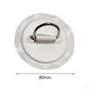2x D Ring Pad Patches Lightweight PVC Patch Fixed Buckle for Inflatable Boat, Raft, Canoe,