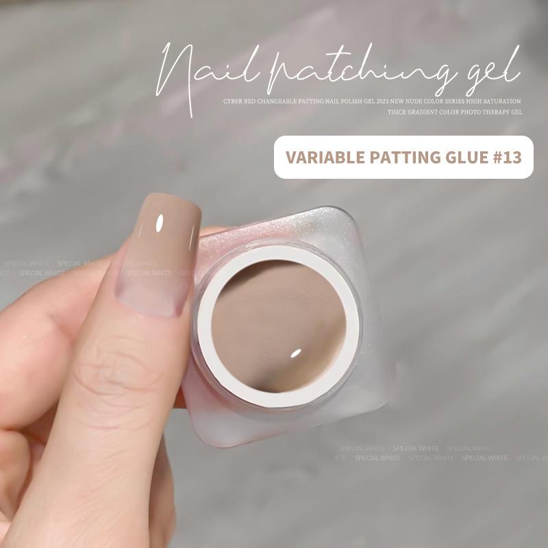 20-Color Summer Gradient Blush Gel: Versatile No-Wash Semi-Solid Nail Art
