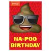 Emoji Ha-Poo Birthday Greetings Card