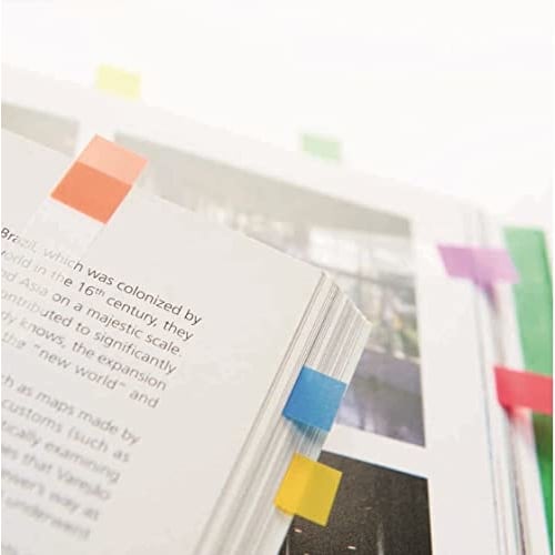 [.co.jp limited] Post-it film sticky notes 6 colors 44x10mm 20 sheets x 11 pads 6831M-AM