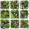 1PC 25X25cm Artificial Plants Grass Wall Panel Hedge for Indoor Outdoor Home Garden Decoration Fake Plant Grass Wedding Decorati