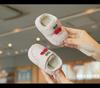 Weiche Sohle Rutschfeste Lauflernschuhe Prinzessin Schuhe - Klettverschluss Frühling/Herbst Mädchenschuhe